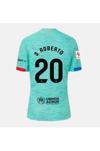 Barcelona Sergi Roberto #20 Jalkapallovaatteet Naisten Kolmaspaita 2023-24 Lyhythihainen